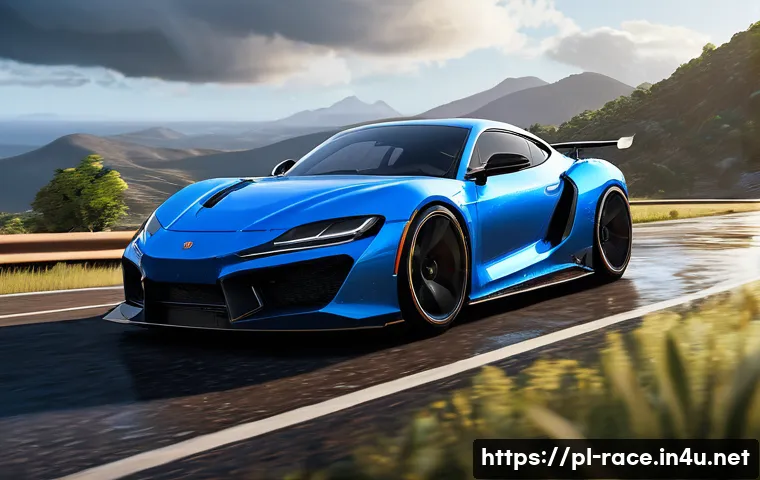 오픈월드 레이싱게임 - A dynamic open-world racing scene set in a vast, vibrant Mexican landscape inspired by Forza Horizon...